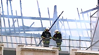 Incendie à la mairie de La Rochelle